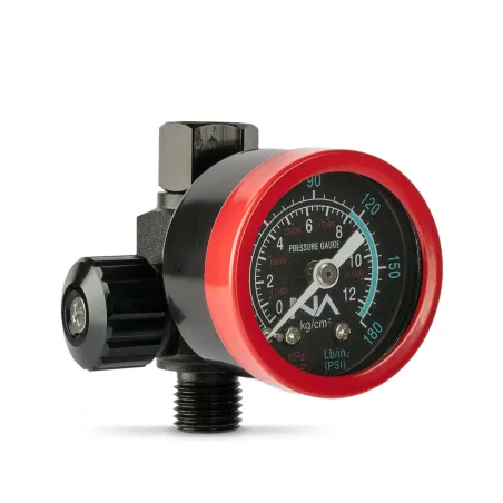 Manómetro volumétrico NA aguja magnética rojo-negro